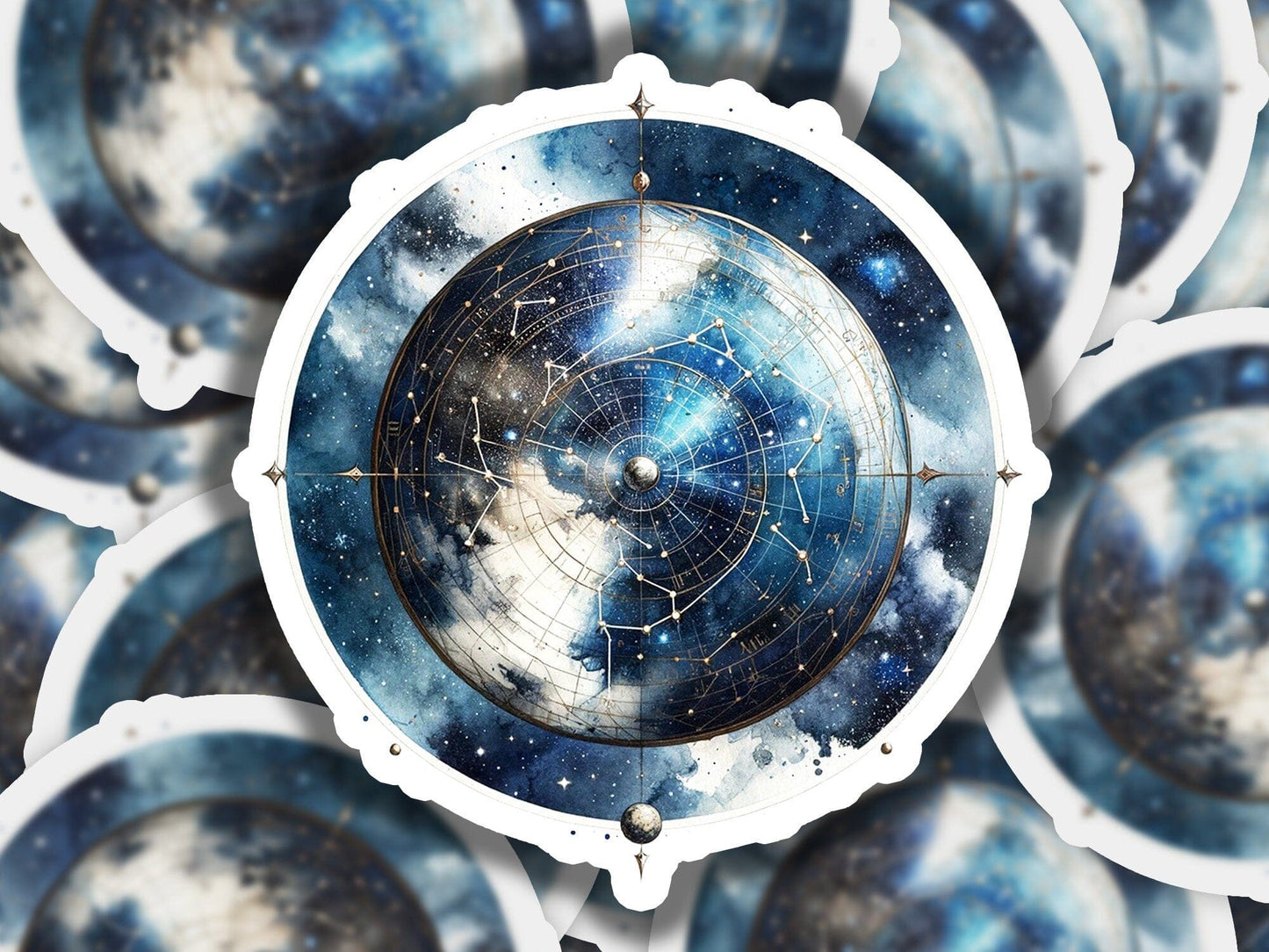 a close up of a circular object with a sky background