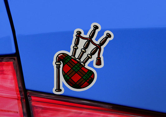 a close up of a car with a sticker on it