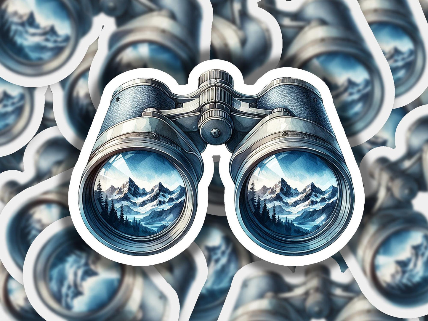 a close up of a pair of binoculars