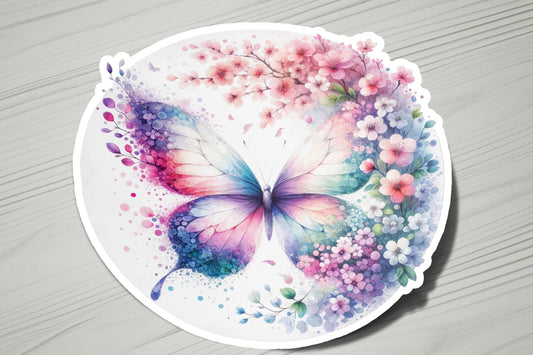 a plate with a butterfly painted on it