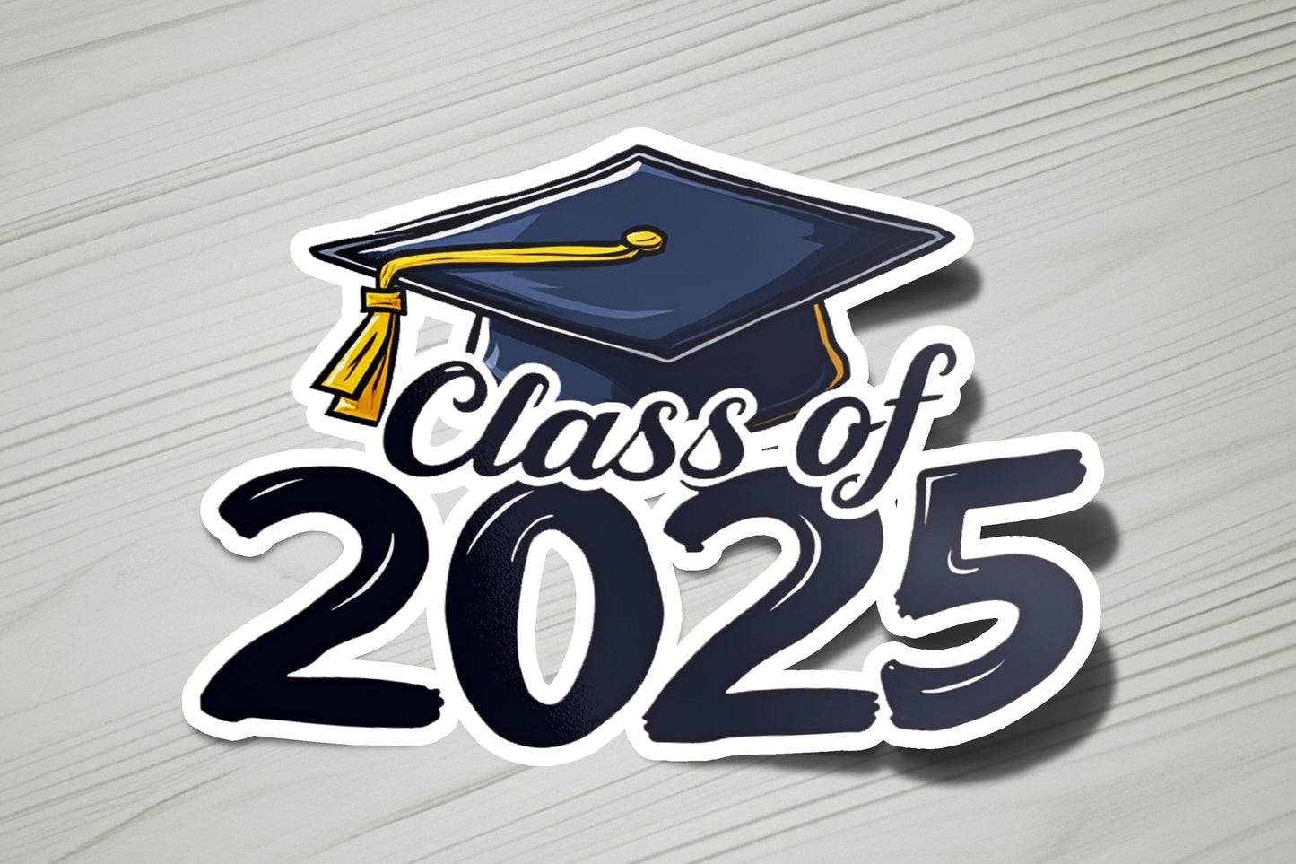 a sticker that says class of 205