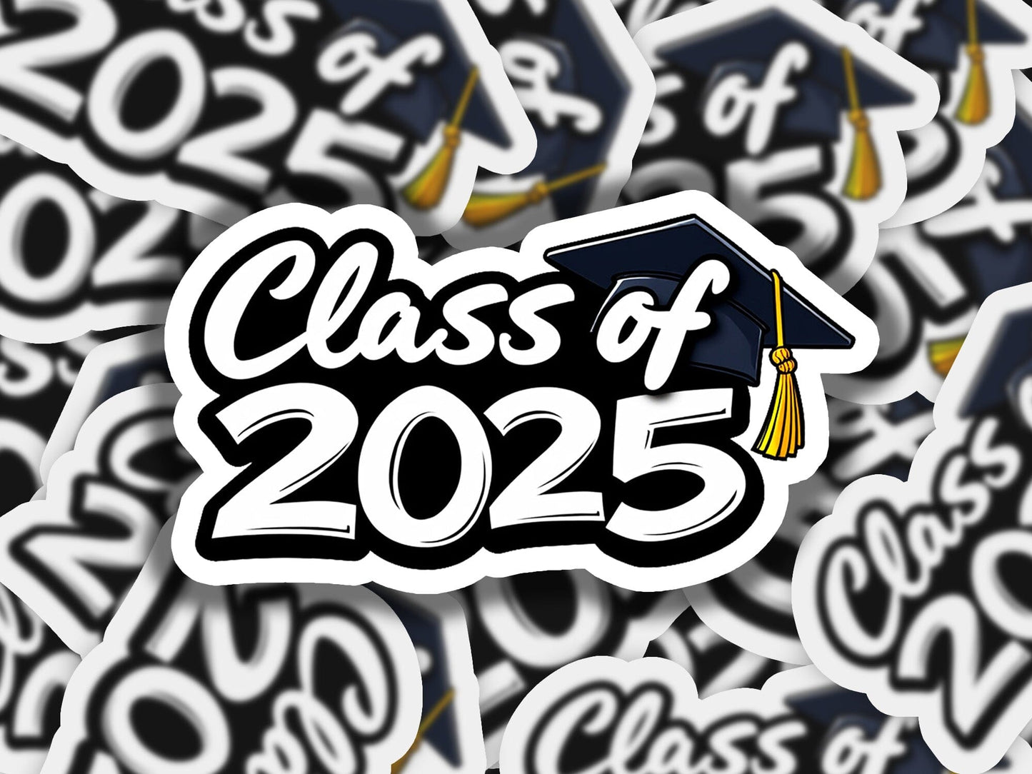 a group of stickers that say class of 205