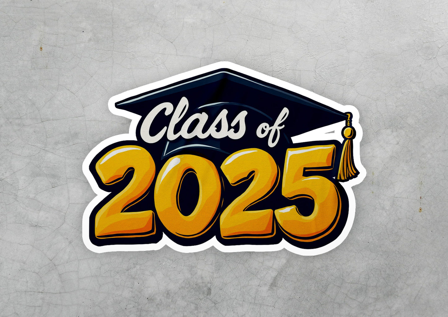 a class of 205 sticker on a wall