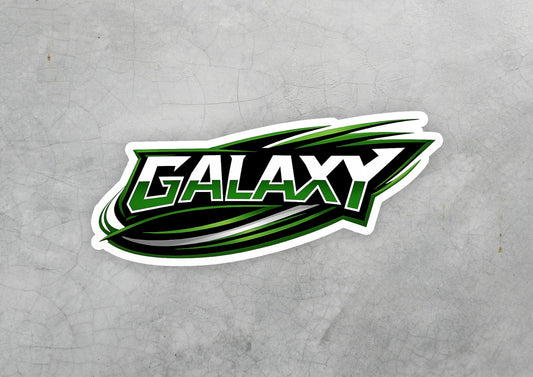 Galaxy BA Vinyl Sticker | Dishwasher Safe & Durable | Custom Sizes | Fast Shipping | Made in USA Fiesta Doodle waterproof vinyl sticker. dishwasher safe outdoor sticker.