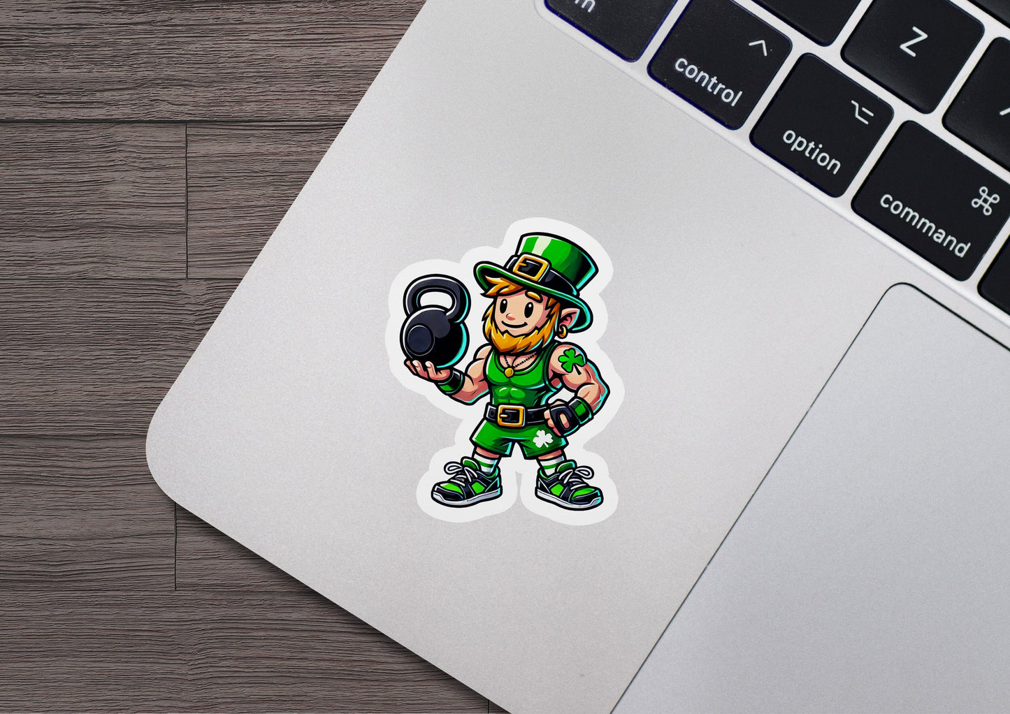 a sticker of a lepreti saint patrick's day lepreti