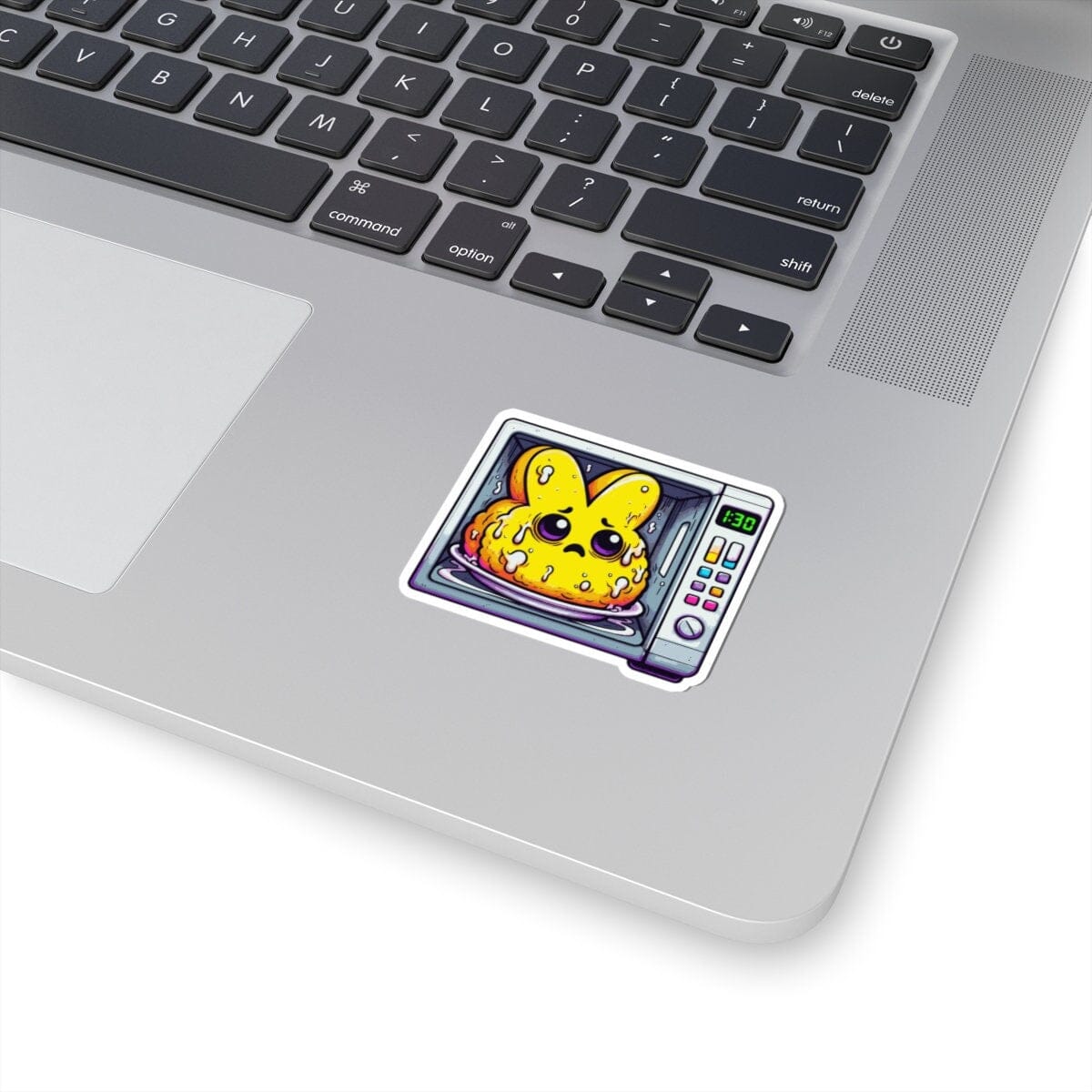 Peep Microwave Easter Vinyl Sticker | Dishwasher Safe & Durable | Custom Sizes | Fast Shipping | Made in USA Fiesta Doodle waterproof vinyl sticker. dishwasher safe outdoor sticker.