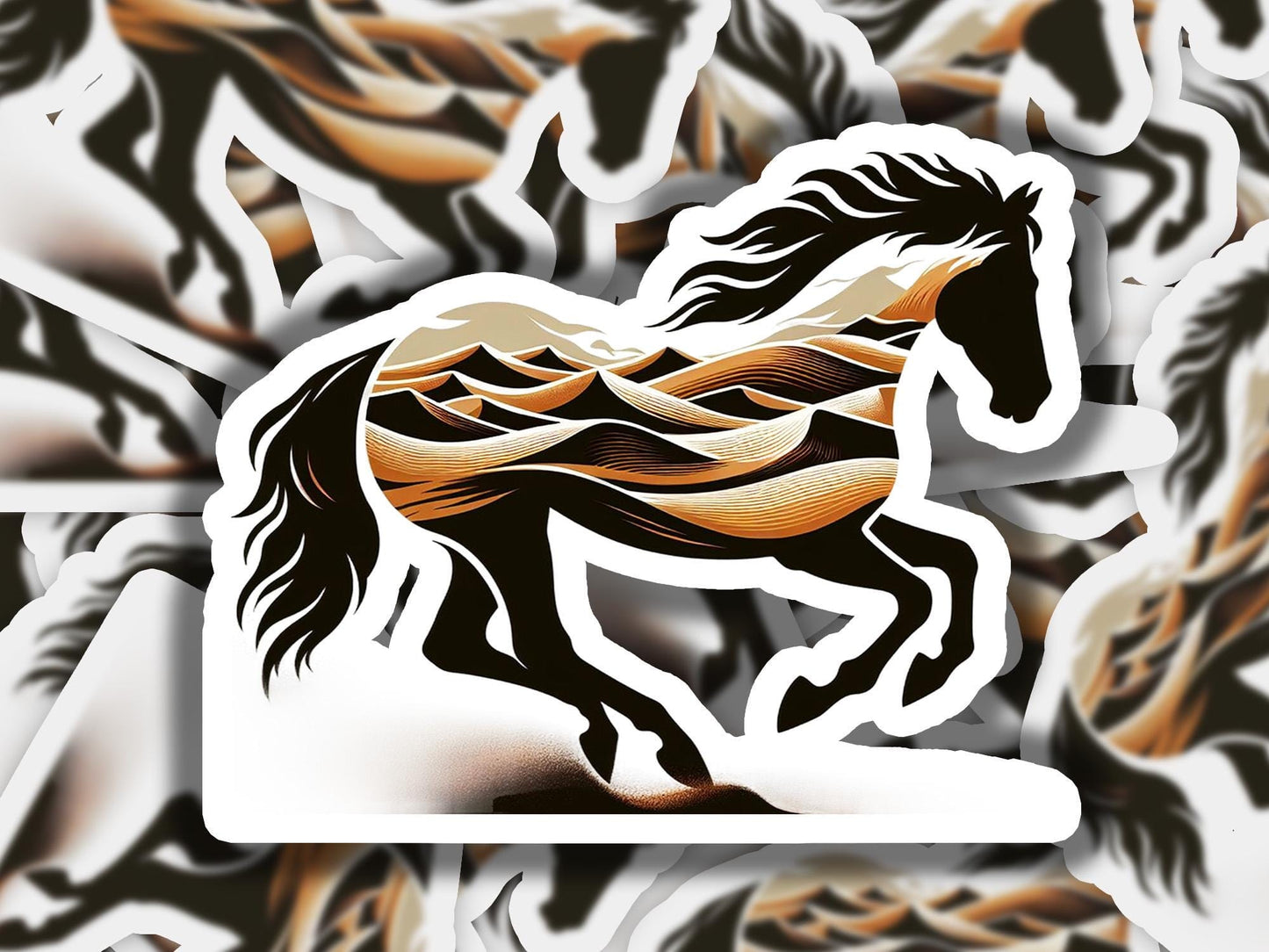 a picture of a horse that is running