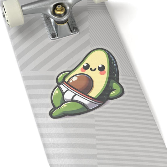 Sexy Avocado Underwear Vinyl Sticker | Dishwasher Safe & Durable | Custom Sizes | Fast Shipping | Made in USA Fiesta Doodle waterproof vinyl sticker. dishwasher safe outdoor sticker.