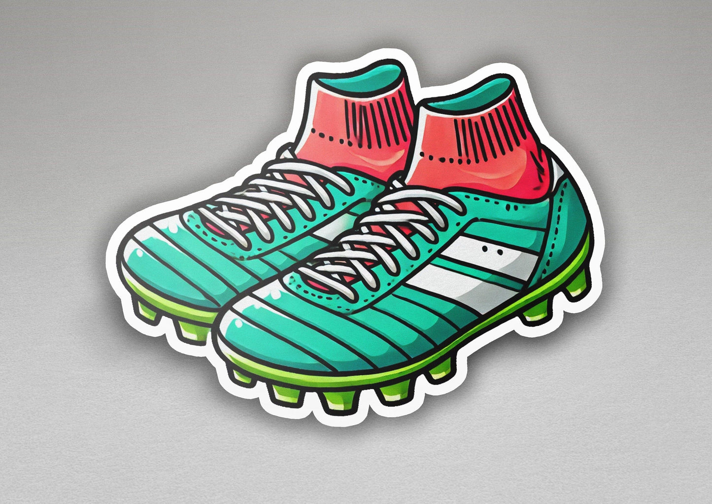a sticker of a pair of shoes