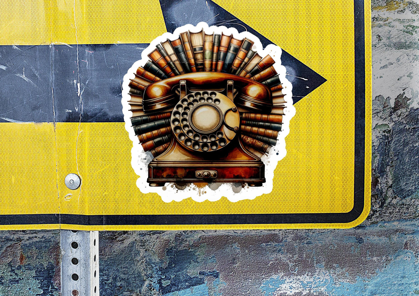a close up of a street sign with a clock on it