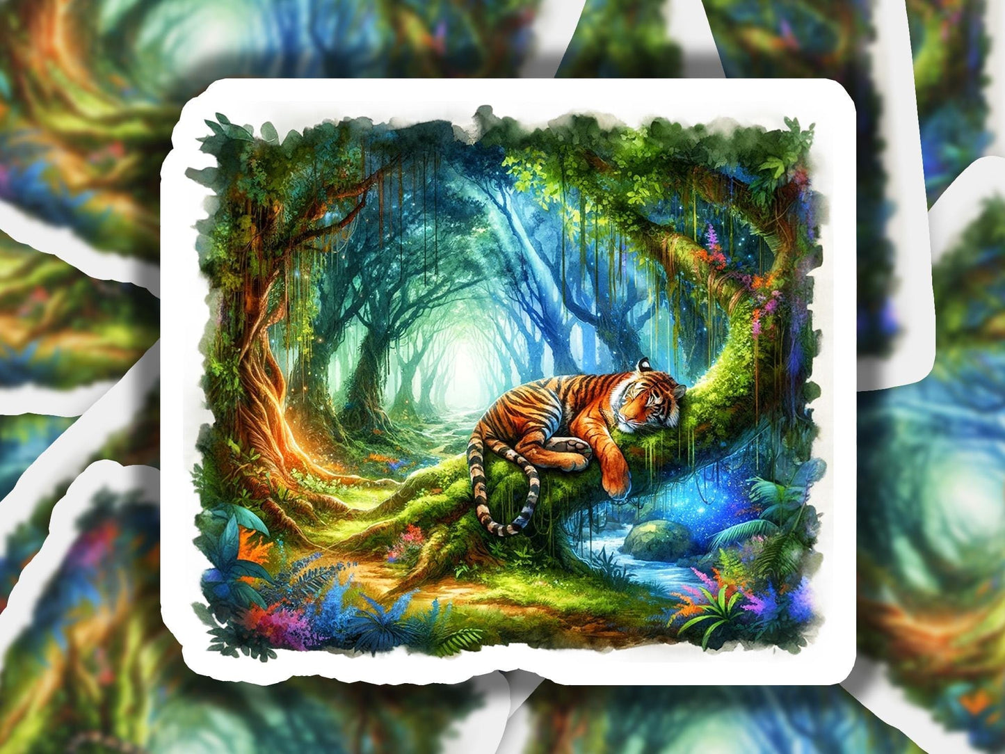 a picture of a tiger in a forest