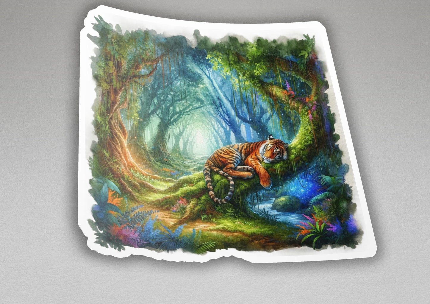 a picture of a tiger in a forest