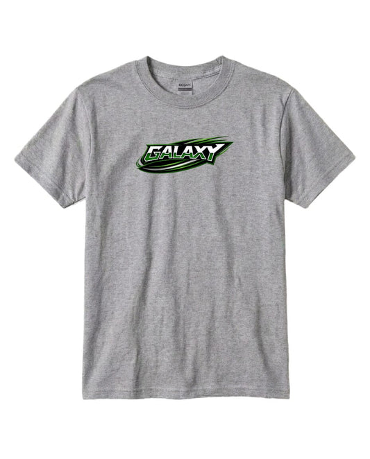 Youth Galaxy BA Chest Logo T Shirt | Hoodie | Long Sleeve | Sweatshirt | Crew Neck | Tank Top Fiesta Doodle T Shirt YXS Sport Gray waterproof vinyl sticker. dishwasher safe outdoor sticker.