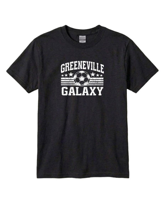 YOUTH Greeneville Galaxy Ball Chest Logo T Shirt | Hoodie | Long Sleeve | Sweatshirt | Crew Neck | Tank Top Fiesta Doodle waterproof vinyl sticker. dishwasher safe outdoor sticker.
