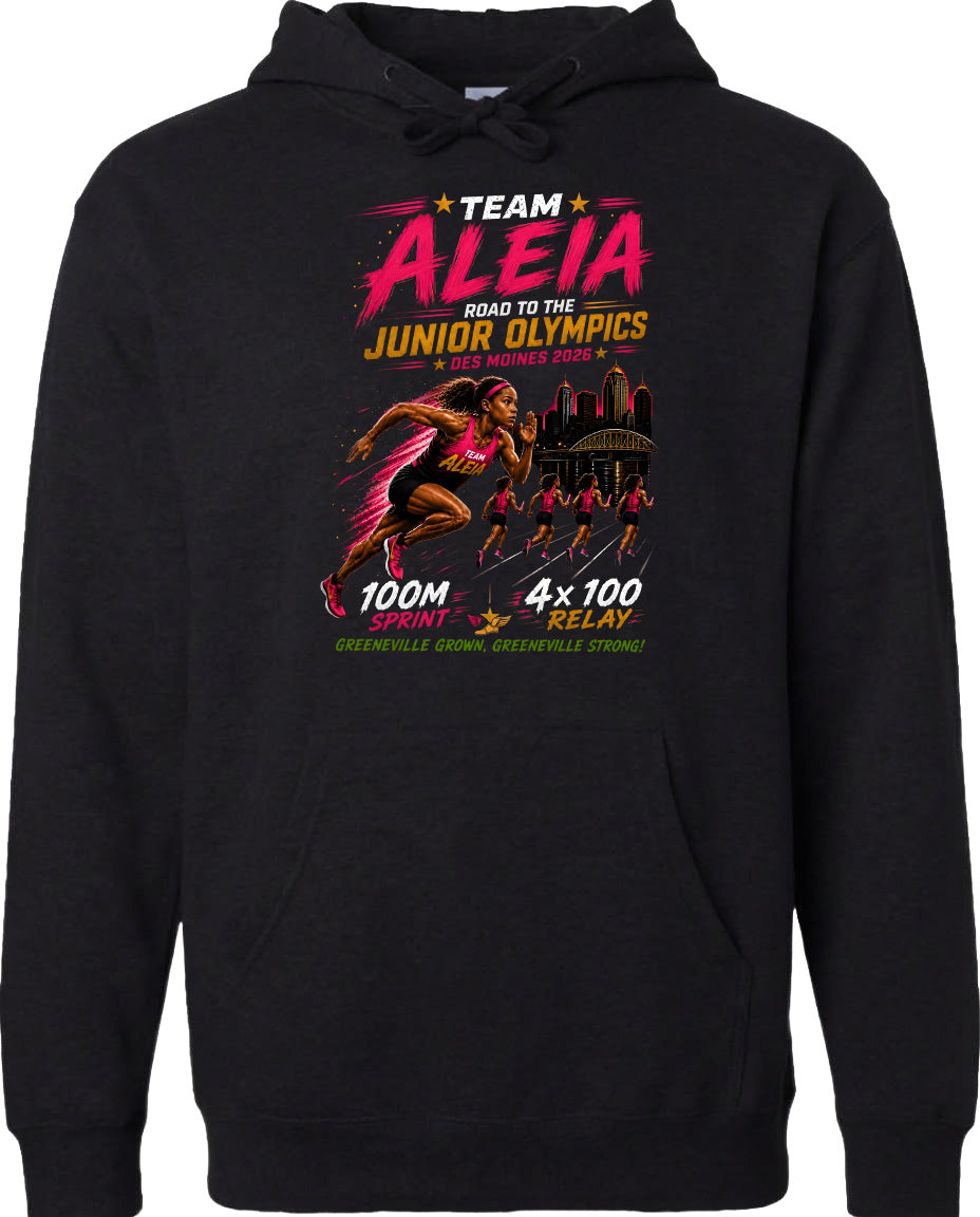 ADULT Team Aleia Full Chest Logo T Shirt | Hoodie | Long Sleeve | Sweatshirt | Crew Neck | Tank Top