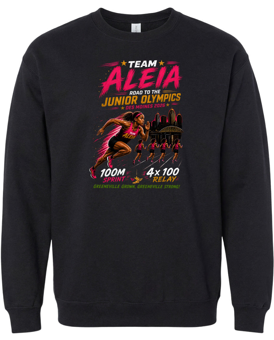 ADULT Team Aleia Full Chest Logo T Shirt | Hoodie | Long Sleeve | Sweatshirt | Crew Neck | Tank Top