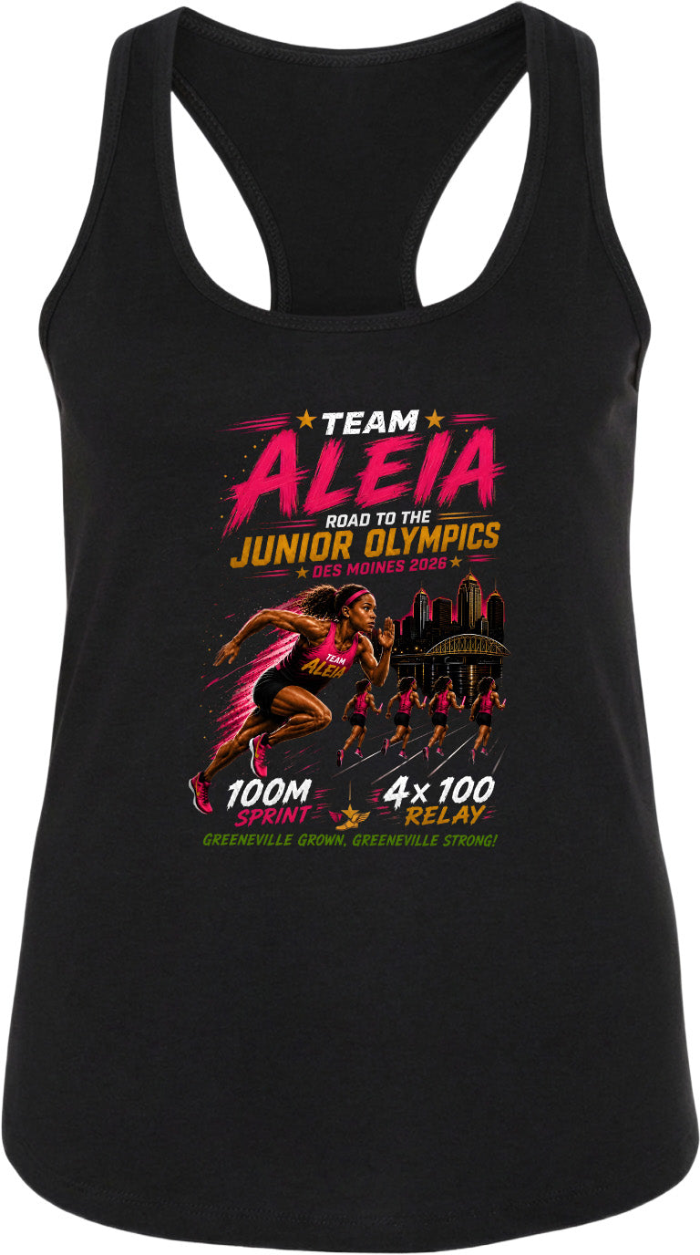 ADULT Team Aleia Full Chest Logo T Shirt | Hoodie | Long Sleeve | Sweatshirt | Crew Neck | Tank Top