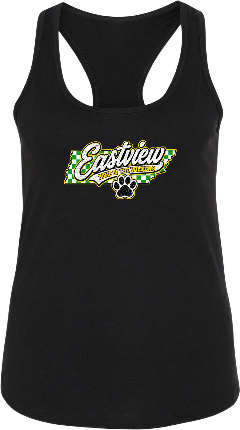 ADULT Eastview Home of the Wildcats Chest Logo T Shirt | Hoodie | Long Sleeve | Sweatshirt | Crew Neck | Tank Top 1