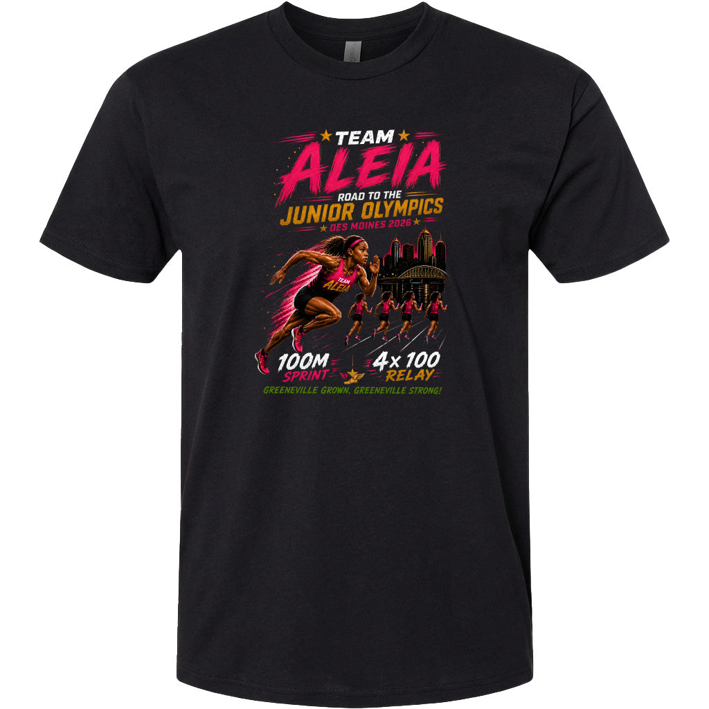 ADULT Team Aleia Full Chest Logo T Shirt | Hoodie | Long Sleeve | Sweatshirt | Crew Neck | Tank Top
