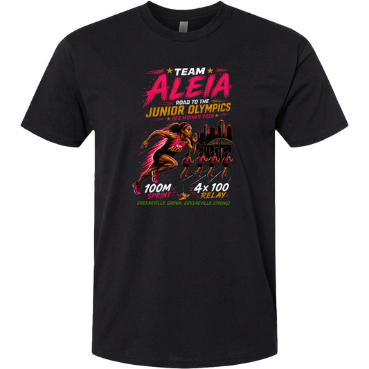 ADULT Team Aleia Full Chest Logo T Shirt | Hoodie | Long Sleeve | Sweatshirt | Crew Neck | Tank Top