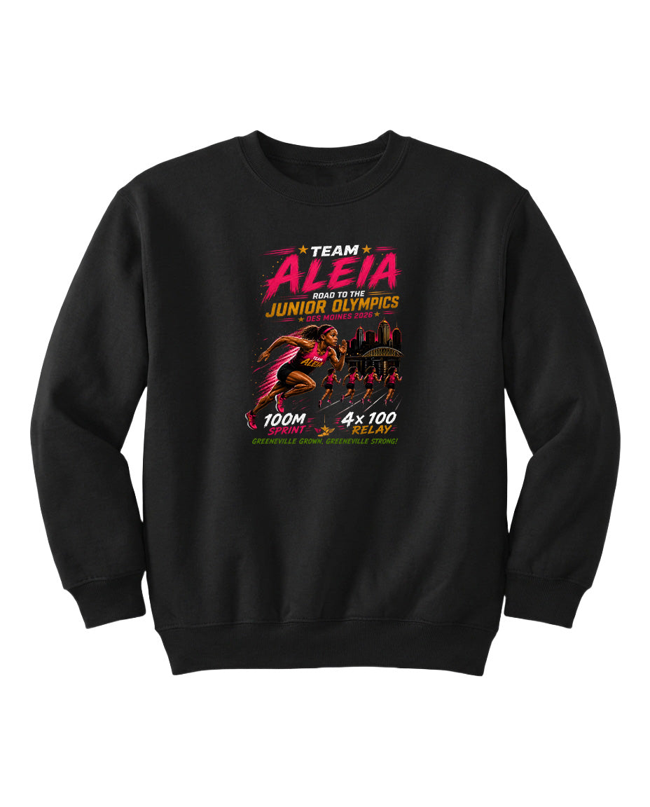YOUTH Team Aleia Full Chest Logo T Shirt | Hoodie | Long Sleeve | Sweatshirt | Crew Neck | Tank Top