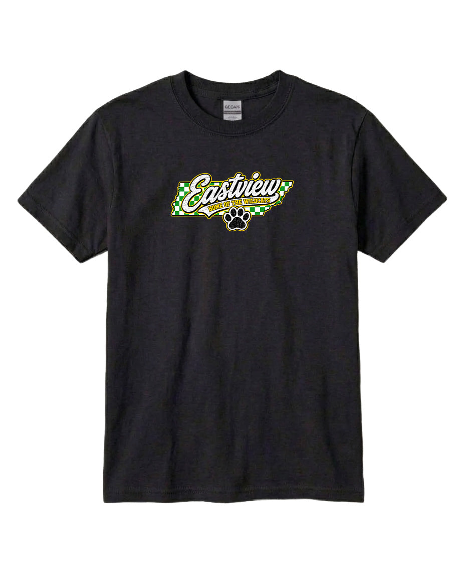 YOUTH Eastview Home of the Wildcats Chest Logo T Shirt | Hoodie | Long Sleeve | Sweatshirt | Crew Neck | Tank Top 1