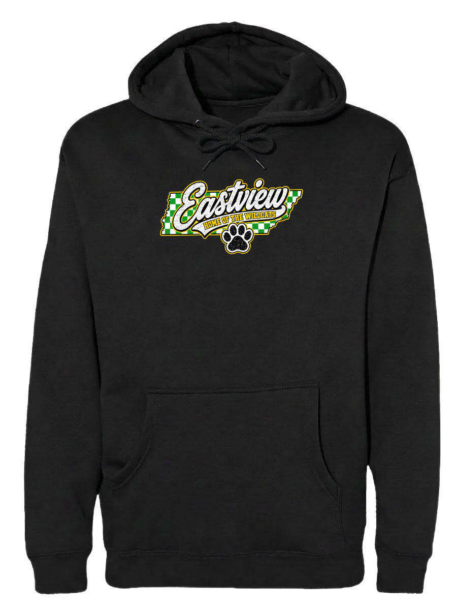 ADULT Eastview Home of the Wildcats Chest Logo T Shirt | Hoodie | Long Sleeve | Sweatshirt | Crew Neck | Tank Top 1