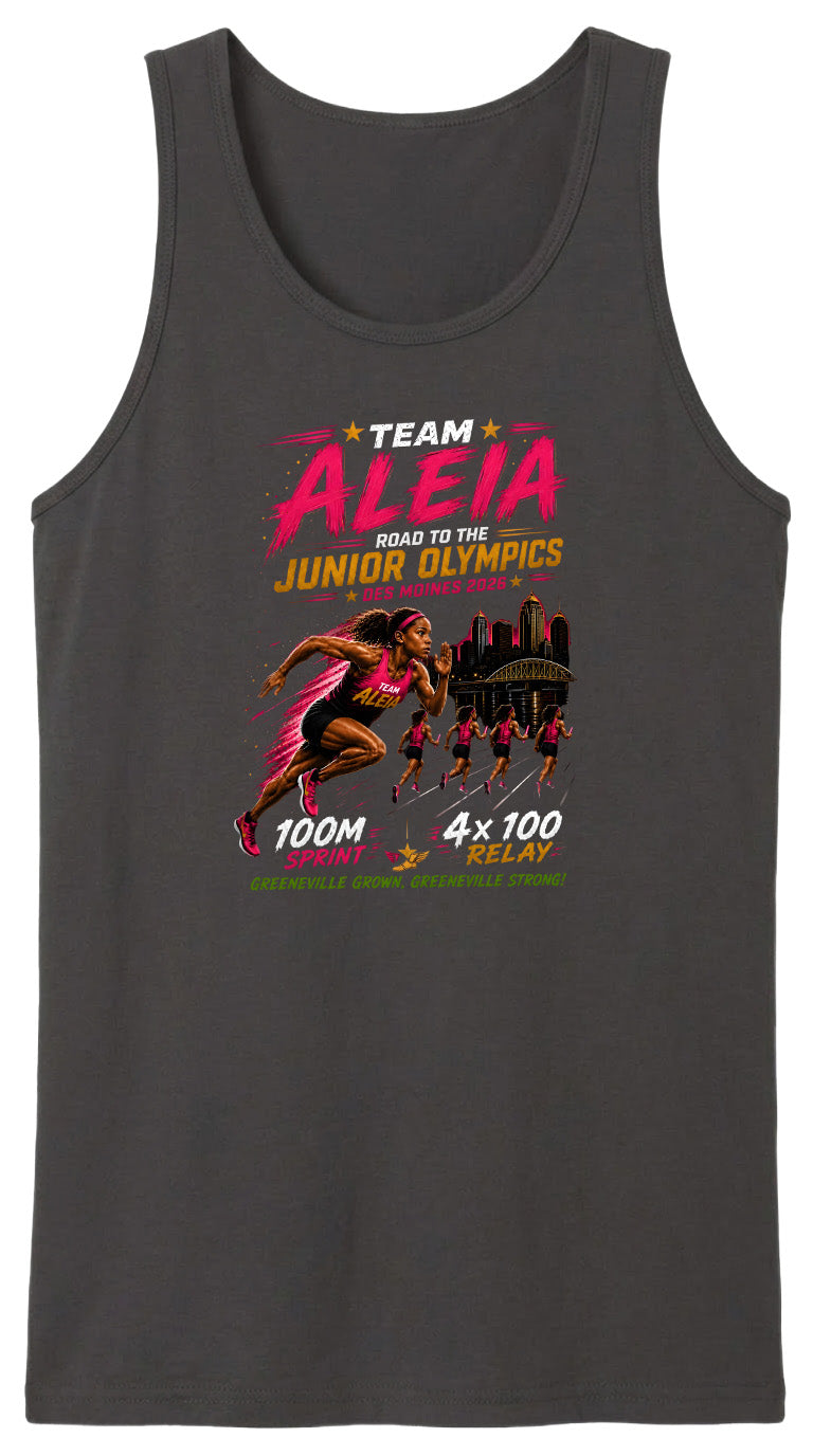 ADULT Team Aleia Full Chest Logo T Shirt | Hoodie | Long Sleeve | Sweatshirt | Crew Neck | Tank Top
