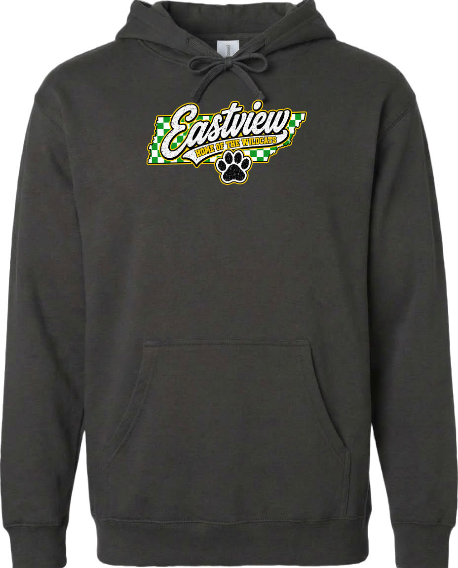 ADULT Eastview Home of the Wildcats Chest Logo T Shirt | Hoodie | Long Sleeve | Sweatshirt | Crew Neck | Tank Top 1