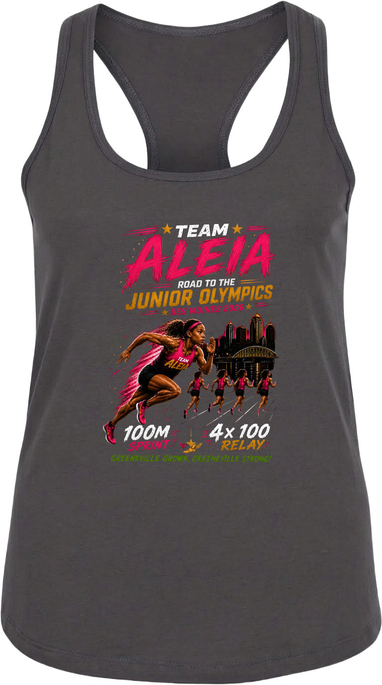 ADULT Team Aleia Full Chest Logo T Shirt | Hoodie | Long Sleeve | Sweatshirt | Crew Neck | Tank Top