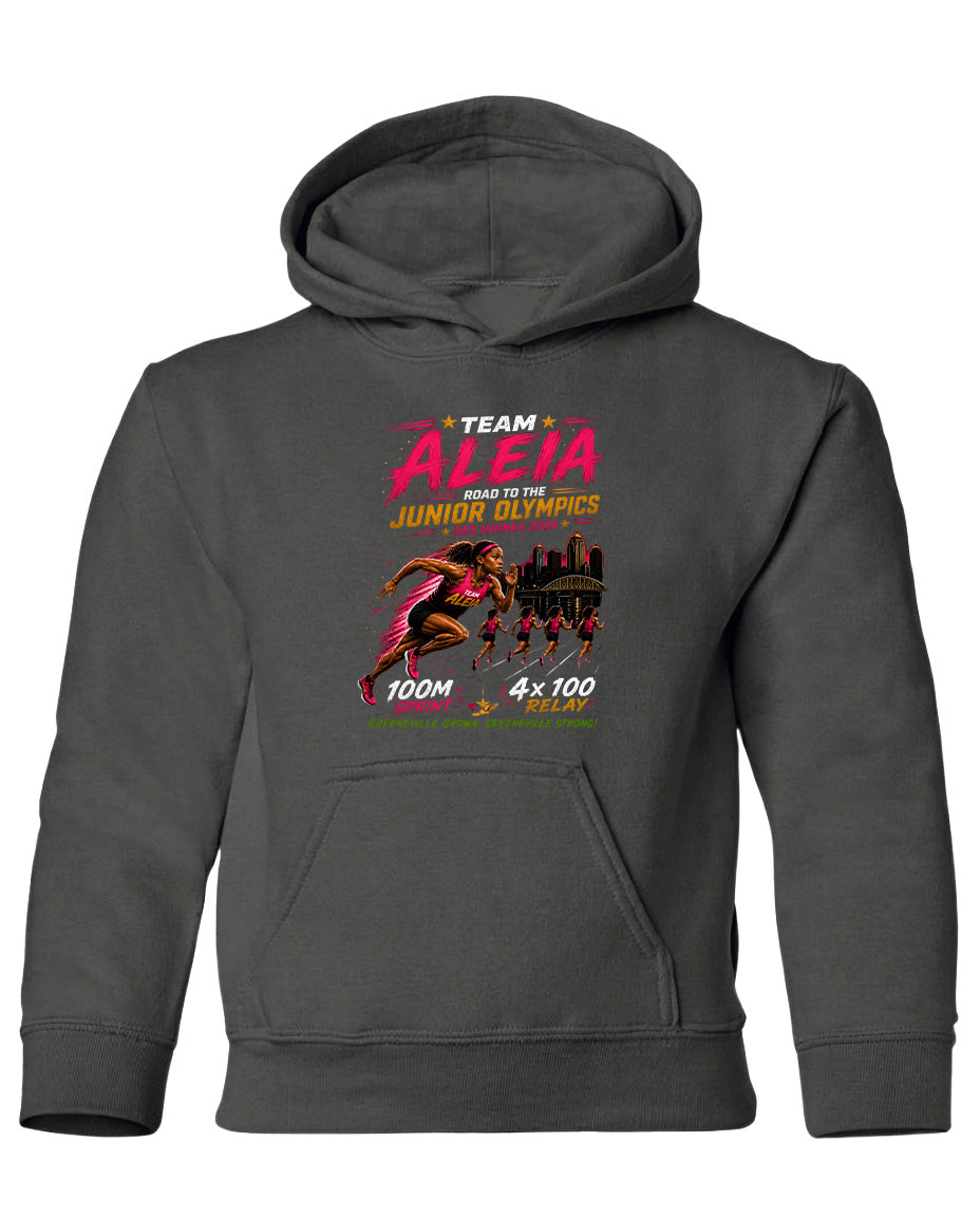 YOUTH Team Aleia Full Chest Logo T Shirt | Hoodie | Long Sleeve | Sweatshirt | Crew Neck | Tank Top