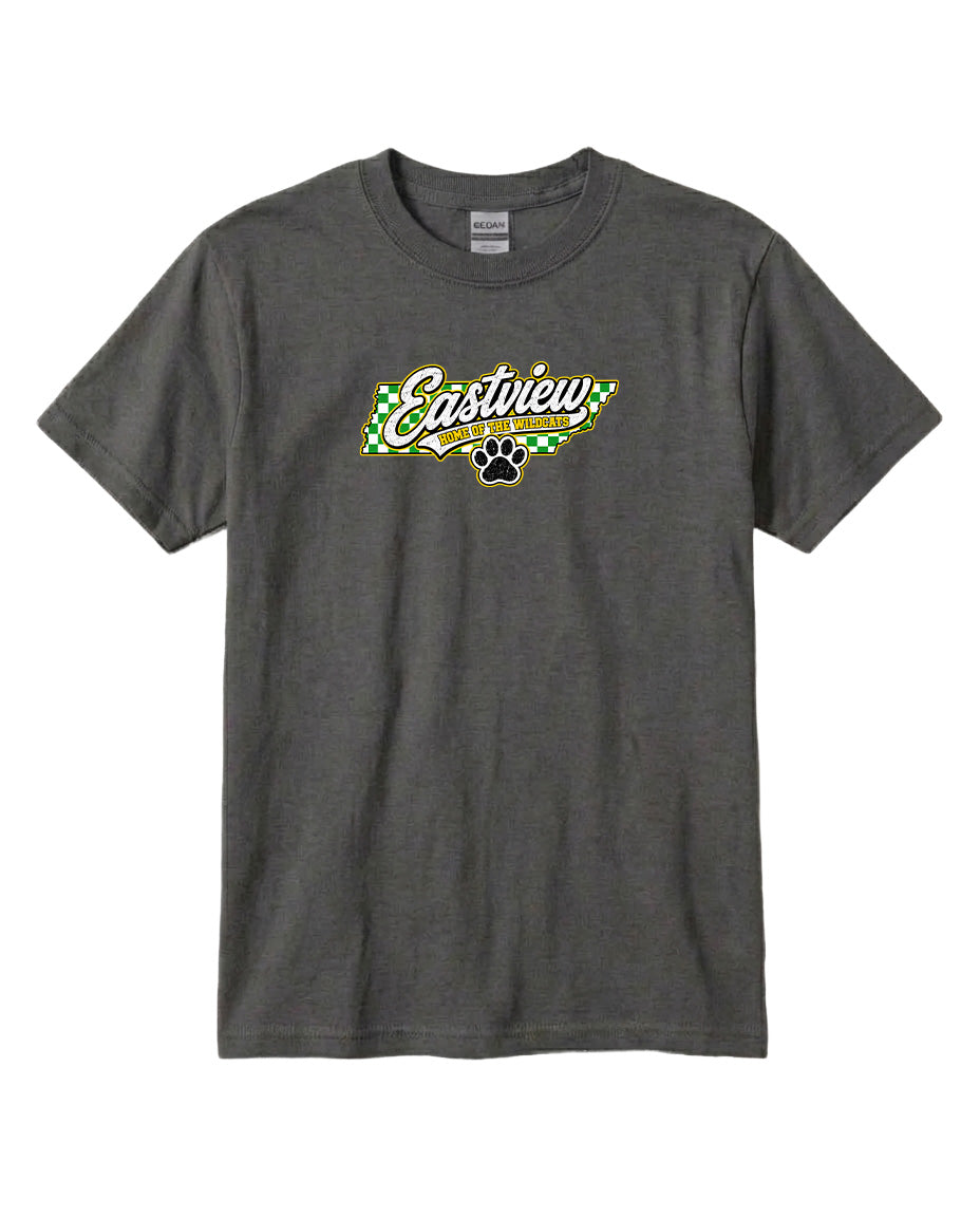 YOUTH Eastview Home of the Wildcats Chest Logo T Shirt | Hoodie | Long Sleeve | Sweatshirt | Crew Neck | Tank Top 1