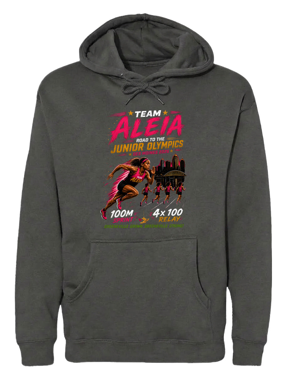 ADULT Team Aleia Full Chest Logo T Shirt | Hoodie | Long Sleeve | Sweatshirt | Crew Neck | Tank Top