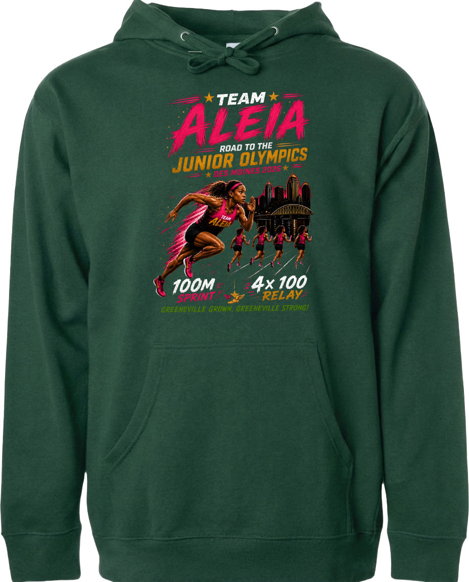 ADULT Team Aleia Full Chest Logo T Shirt | Hoodie | Long Sleeve | Sweatshirt | Crew Neck | Tank Top