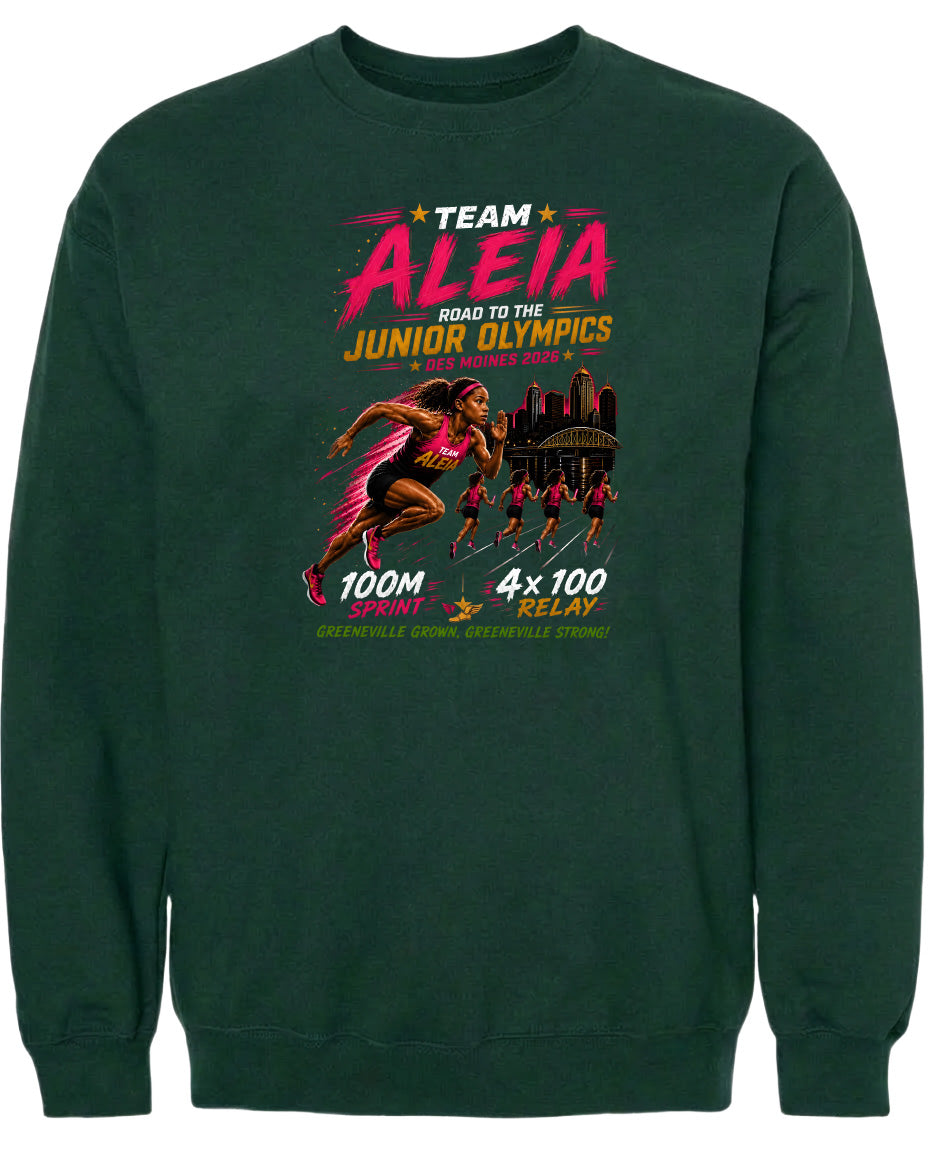 ADULT Team Aleia Full Chest Logo T Shirt | Hoodie | Long Sleeve | Sweatshirt | Crew Neck | Tank Top