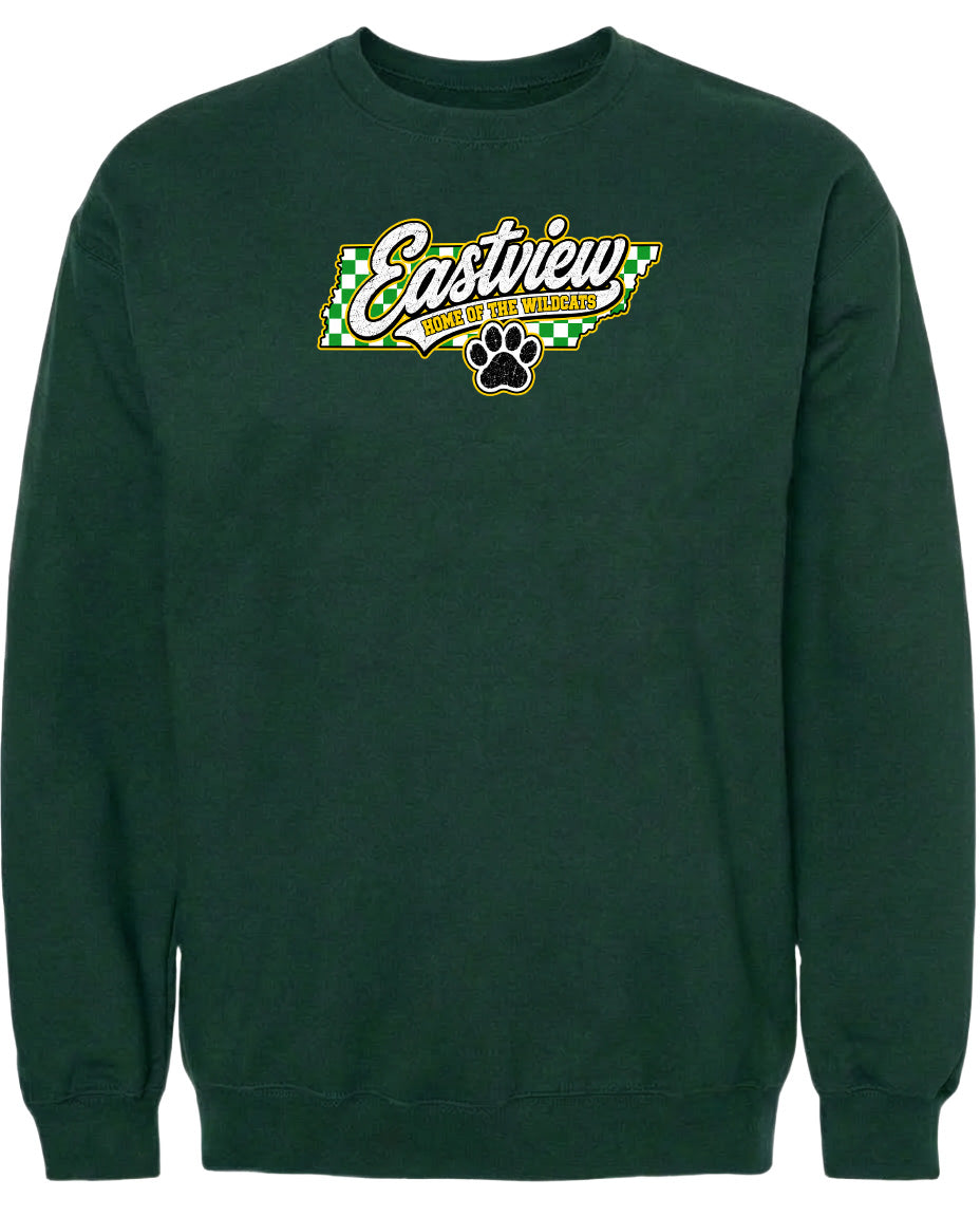 ADULT Eastview Home of the Wildcats Chest Logo T Shirt | Hoodie | Long Sleeve | Sweatshirt | Crew Neck | Tank Top 1