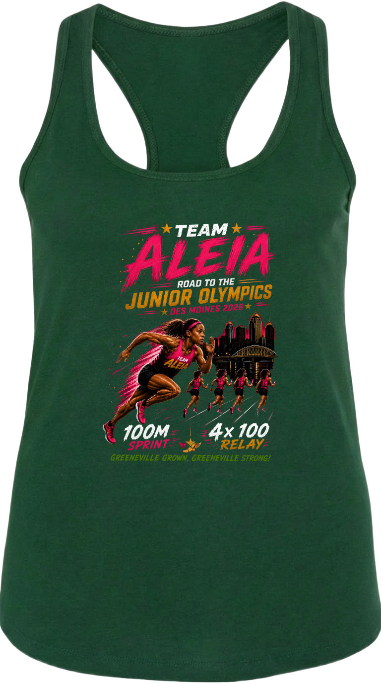 ADULT Team Aleia Full Chest Logo T Shirt | Hoodie | Long Sleeve | Sweatshirt | Crew Neck | Tank Top