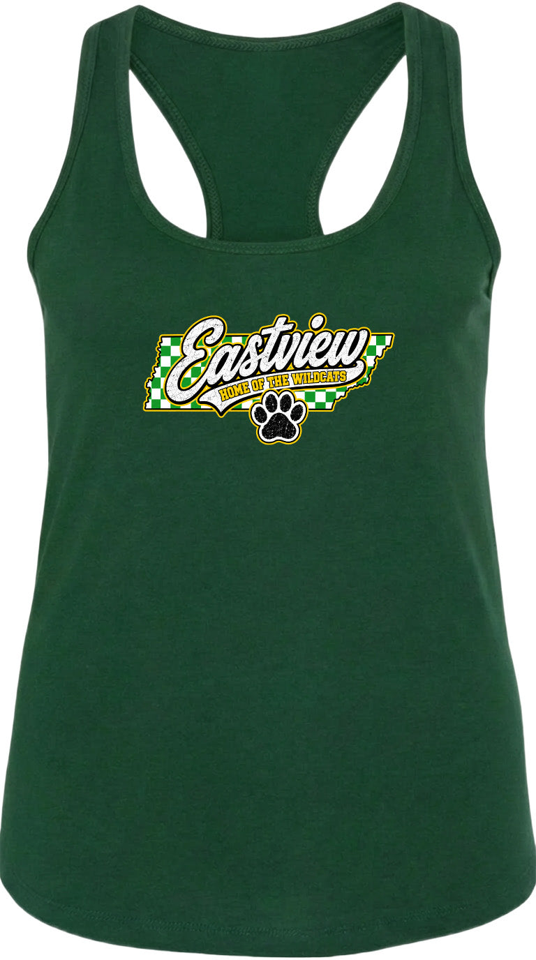 ADULT Eastview Home of the Wildcats Chest Logo T Shirt | Hoodie | Long Sleeve | Sweatshirt | Crew Neck | Tank Top 1