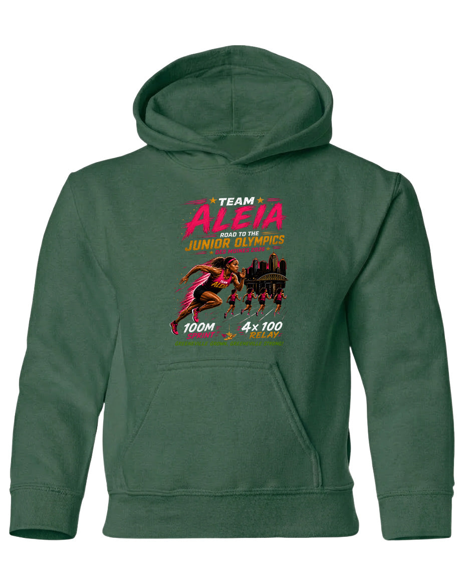 YOUTH Team Aleia Full Chest Logo T Shirt | Hoodie | Long Sleeve | Sweatshirt | Crew Neck | Tank Top