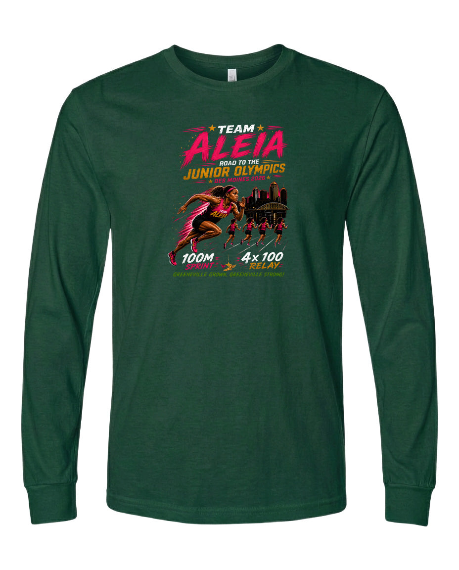 YOUTH Team Aleia Full Chest Logo T Shirt | Hoodie | Long Sleeve | Sweatshirt | Crew Neck | Tank Top