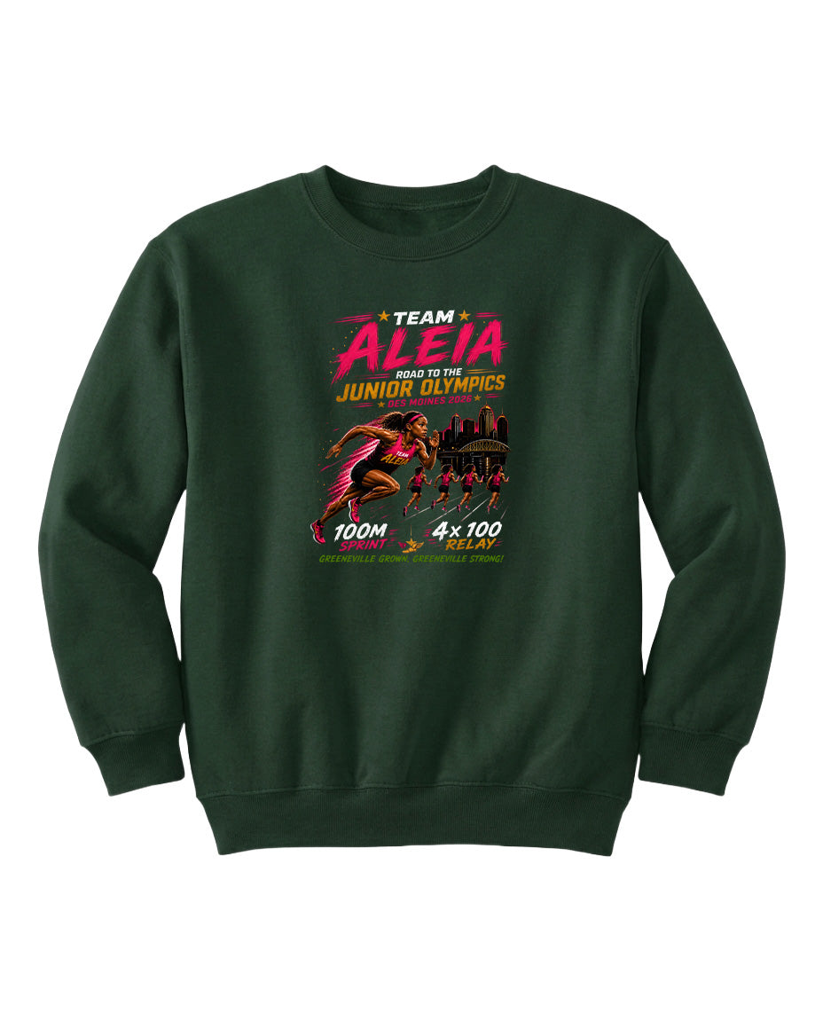 YOUTH Team Aleia Full Chest Logo T Shirt | Hoodie | Long Sleeve | Sweatshirt | Crew Neck | Tank Top