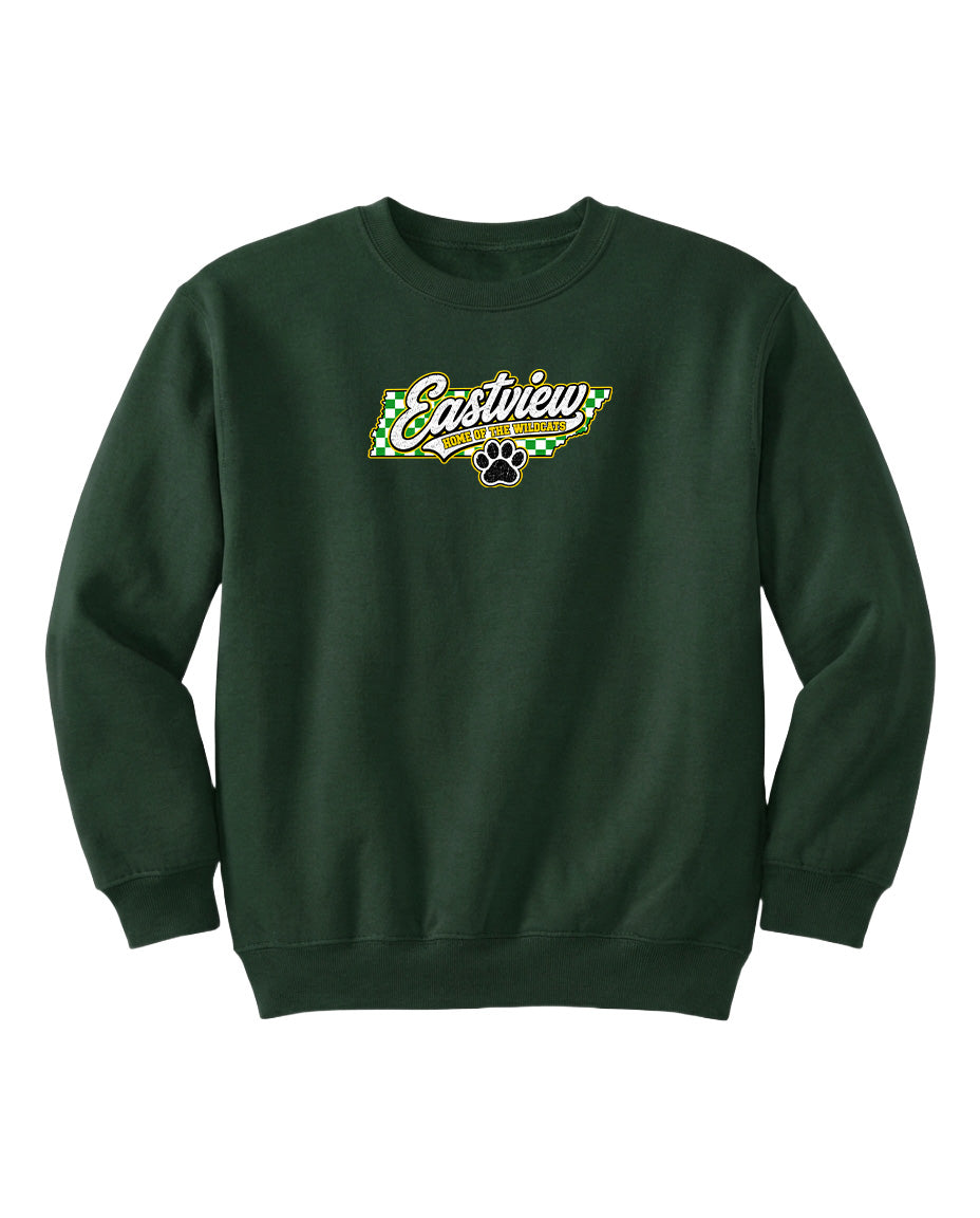 YOUTH Eastview Home of the Wildcats Chest Logo T Shirt | Hoodie | Long Sleeve | Sweatshirt | Crew Neck | Tank Top 1