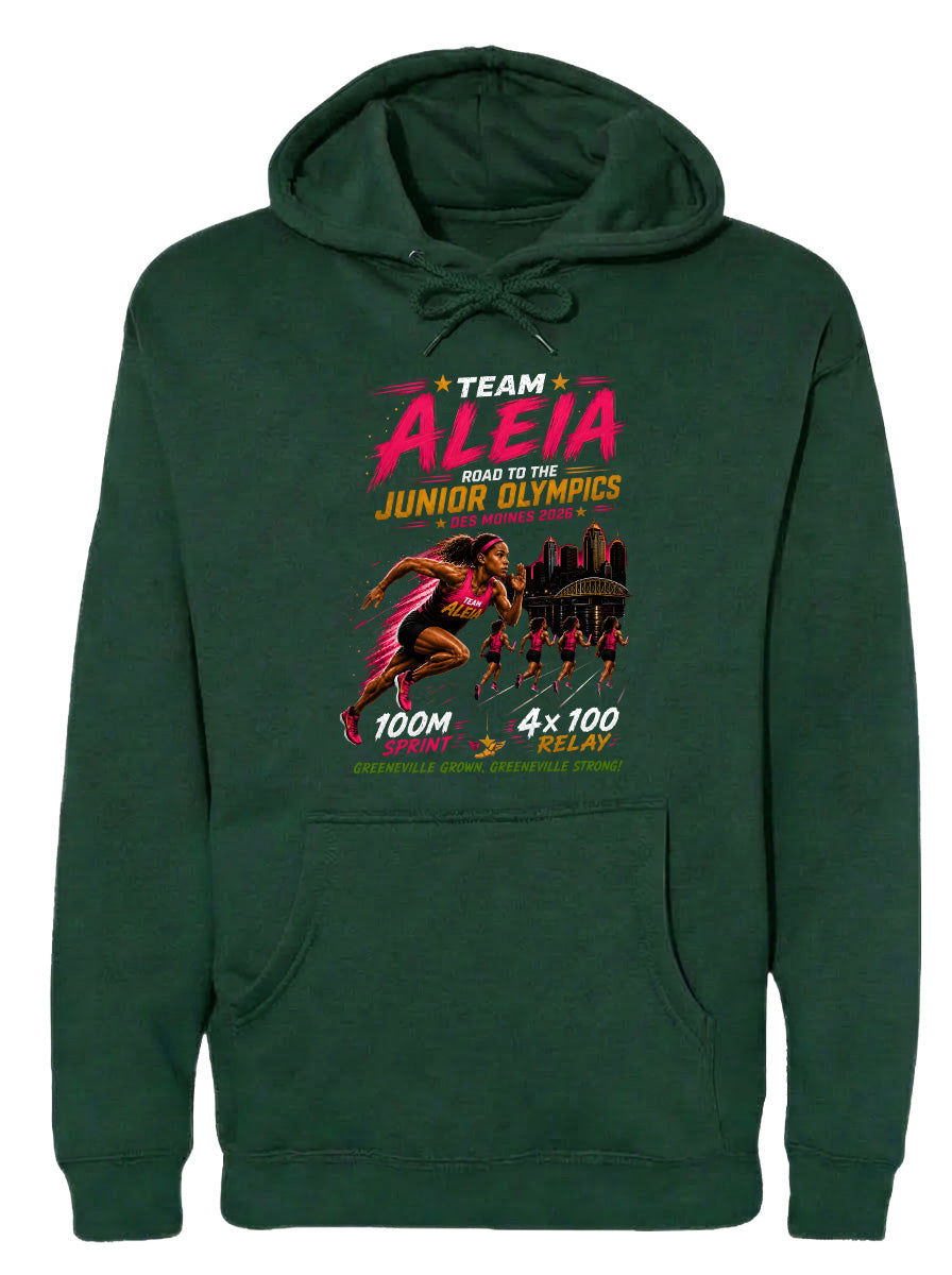 ADULT Team Aleia Full Chest Logo T Shirt | Hoodie | Long Sleeve | Sweatshirt | Crew Neck | Tank Top