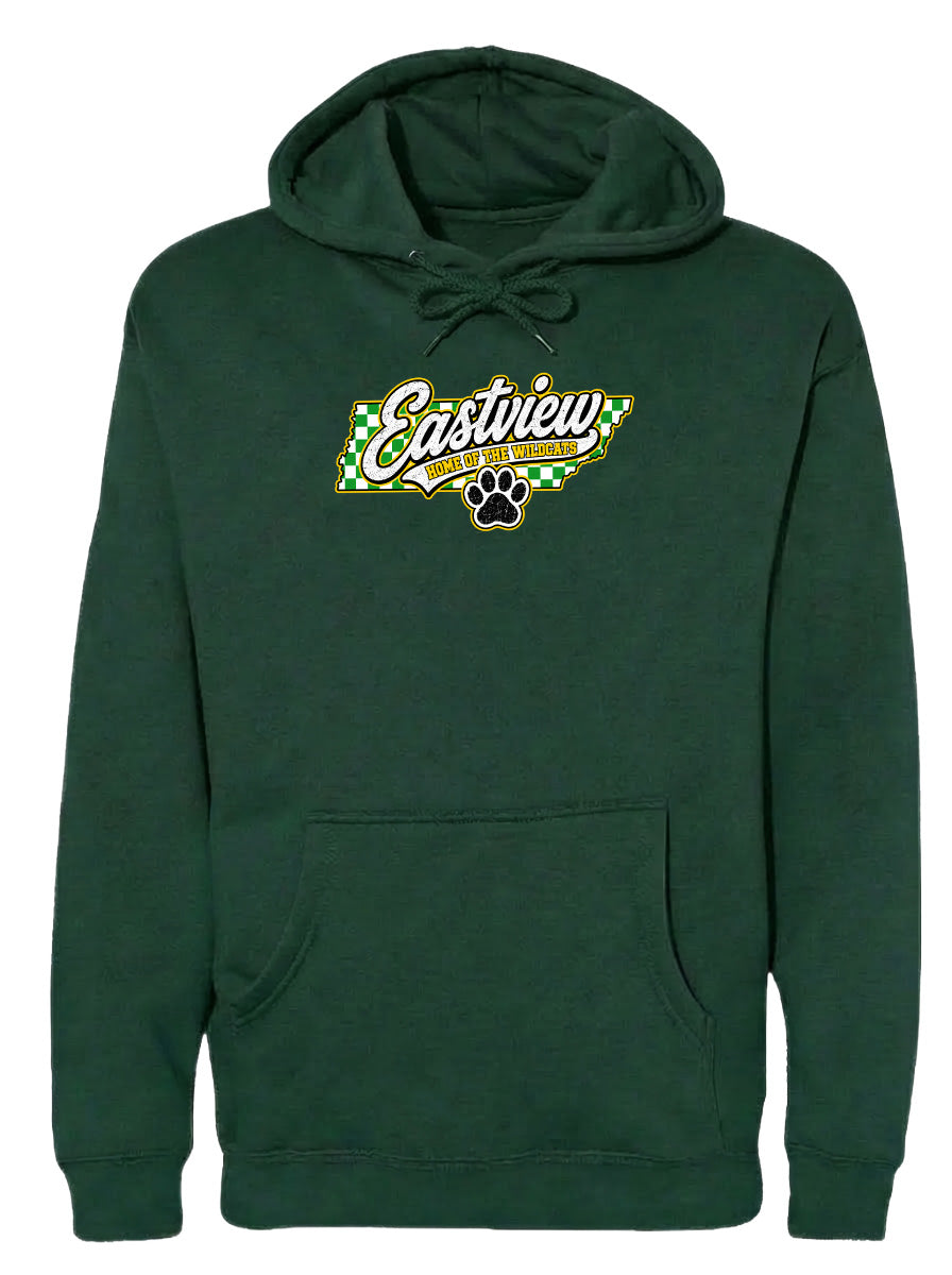 ADULT Eastview Home of the Wildcats Chest Logo T Shirt | Hoodie | Long Sleeve | Sweatshirt | Crew Neck | Tank Top 1