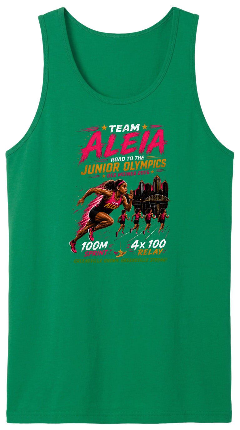 ADULT Team Aleia Full Chest Logo T Shirt | Hoodie | Long Sleeve | Sweatshirt | Crew Neck | Tank Top