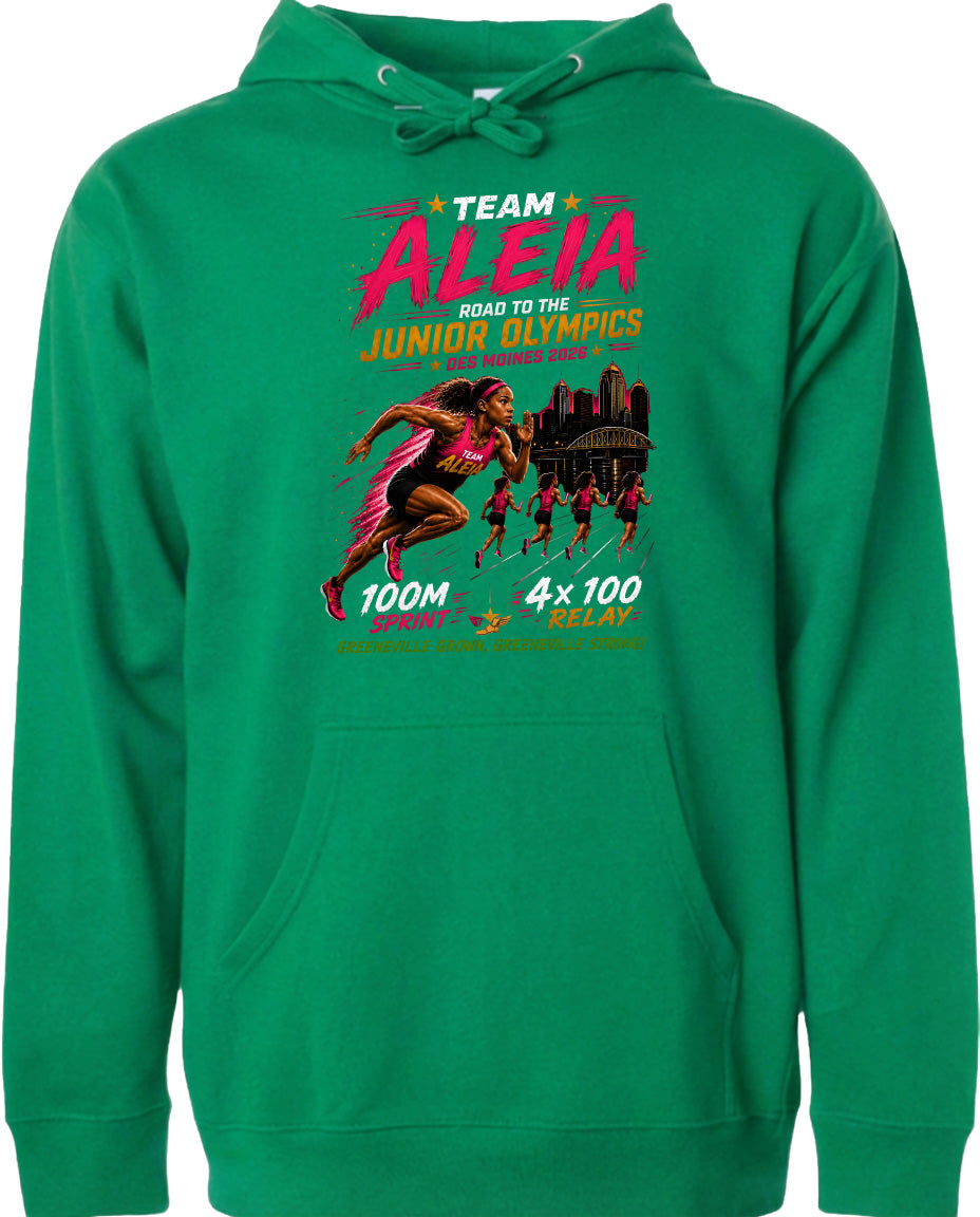 ADULT Team Aleia Full Chest Logo T Shirt | Hoodie | Long Sleeve | Sweatshirt | Crew Neck | Tank Top