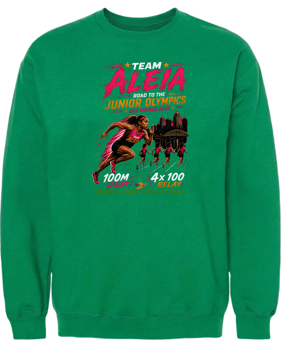 ADULT Team Aleia Full Chest Logo T Shirt | Hoodie | Long Sleeve | Sweatshirt | Crew Neck | Tank Top