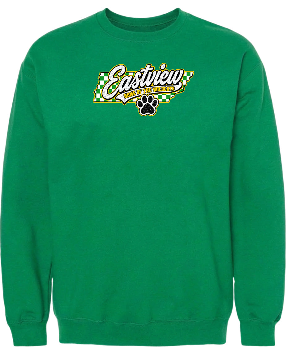 ADULT Eastview Home of the Wildcats Chest Logo T Shirt | Hoodie | Long Sleeve | Sweatshirt | Crew Neck | Tank Top 1