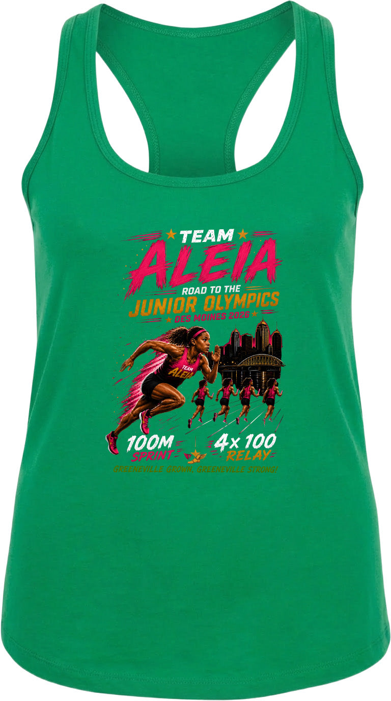 ADULT Team Aleia Full Chest Logo T Shirt | Hoodie | Long Sleeve | Sweatshirt | Crew Neck | Tank Top