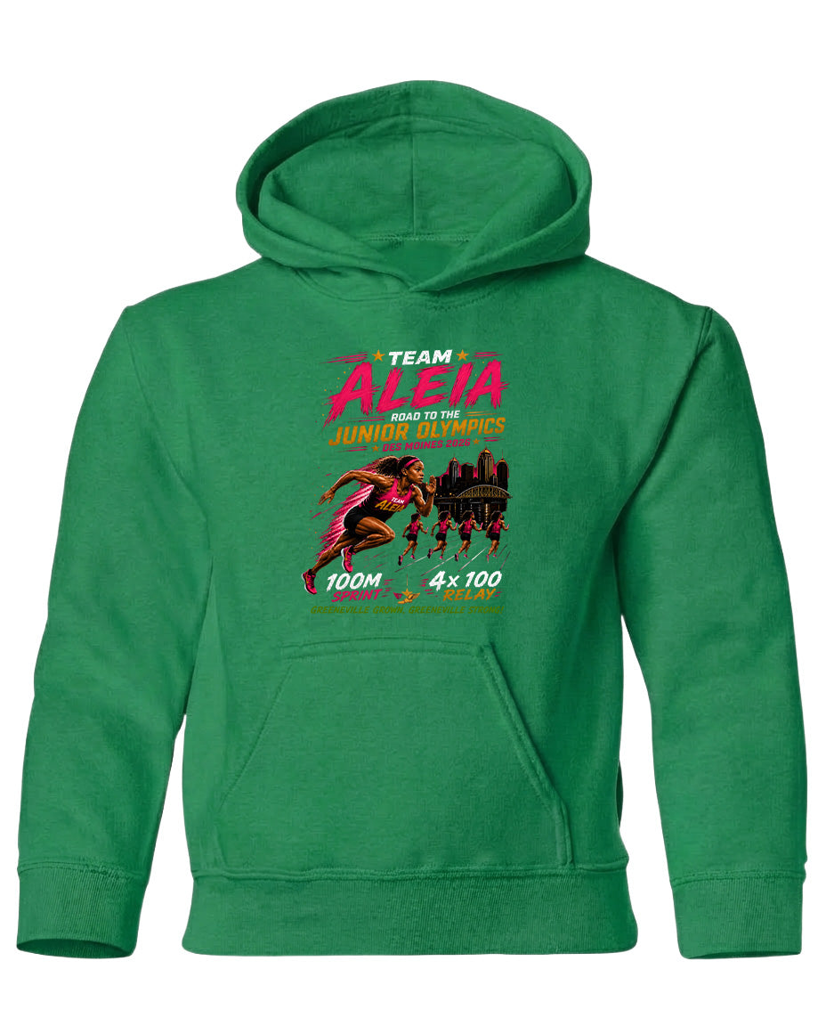 YOUTH Team Aleia Full Chest Logo T Shirt | Hoodie | Long Sleeve | Sweatshirt | Crew Neck | Tank Top
